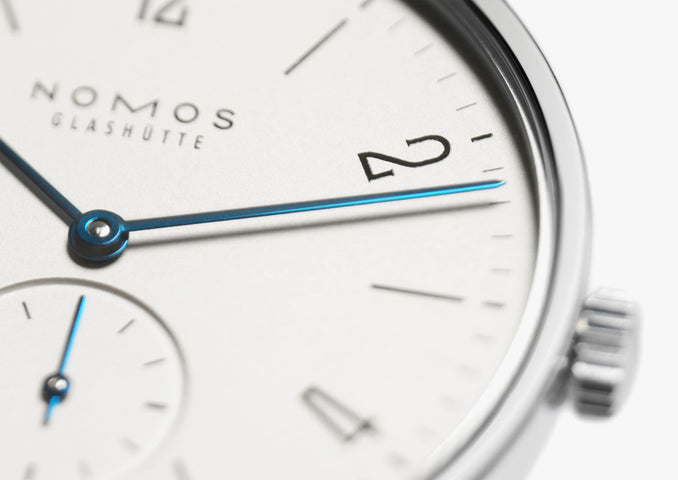 Nomos Glashutte Tangente Sapphire Crystal Watch