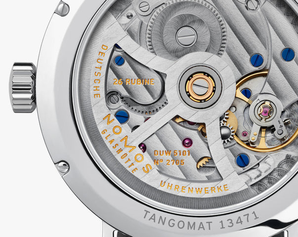 Nomos Glashutte Tangomat Datum Sapphire Crystal Watch