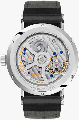 Nomos Glashutte Tangomat Ruthenium Sapphire Crystal Watch