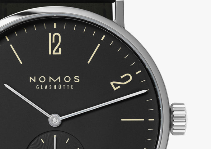 Nomos Glashutte Tangomat Ruthenium Sapphire Crystal Watch