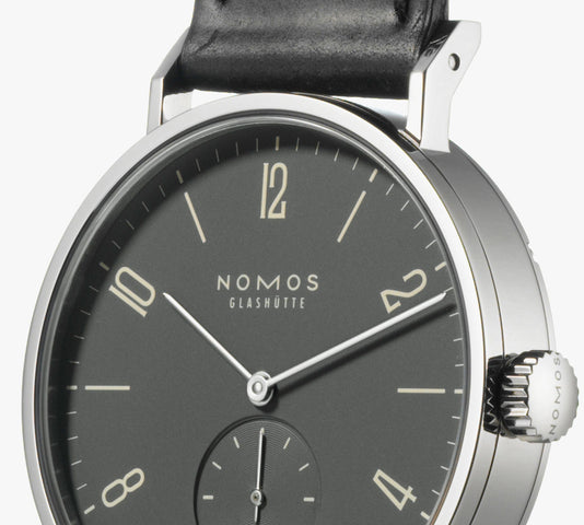 Nomos Glashutte Tangomat Ruthenium Sapphire Crystal Watch
