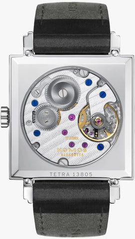 Nomos Glashutte Tetra White Sapphire Crystal Watch