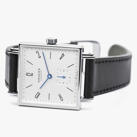 Nomos Glashutte Tetra White Sapphire Crystal Watch
