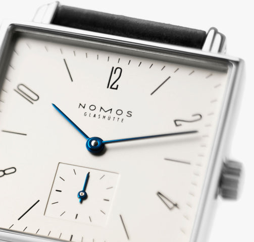Nomos Glashutte Tetra White Sapphire Crystal Watch