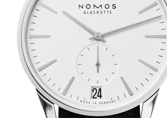 Nomos Glashutte Zurich Datum Sapphire Crystal Watch