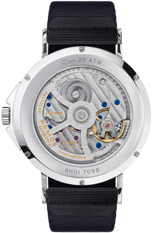 Nomos Glashutte Watch Ahoi Atlantik Sapphire Crystal