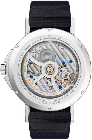 Nomos Glashutte Watch Ahoi Atlantik Datum Sapphire Crystal