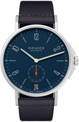 Nomos Glashutte Watch Ahoi Atlantik Datum Sapphire Crystal 553