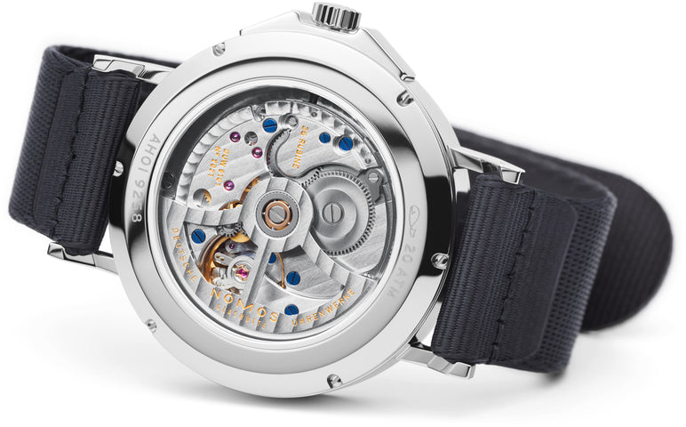 Nomos Glashutte Watch Ahoi Atlantik Datum Sapphire Crystal