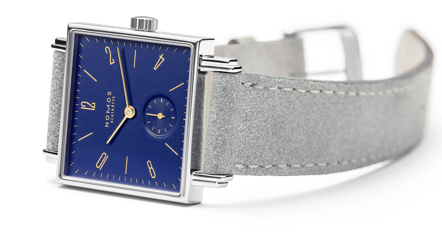 Nomos Glashutte Tetra Nachtijall Sapphire Crystal Watch