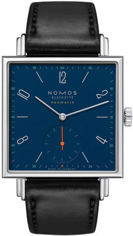 Nomos Glashutte Watch Tetra Neomatik Tiefblau Sapphire Crystal 422