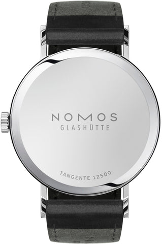 Nomos Glashutte Tangente 38 Steel Back Watch