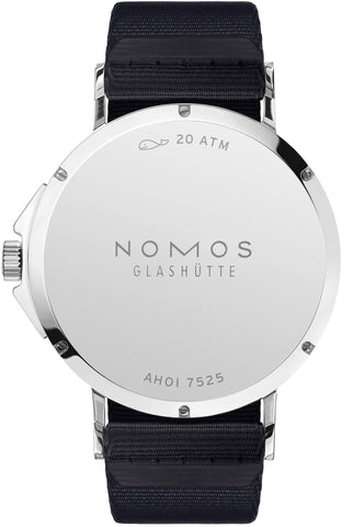 Nomos Glashutte Ahoi Steel Back