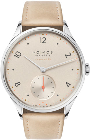 Nomos Glashutte Watch Minimatik Champagner Sapphire Crystal 1204