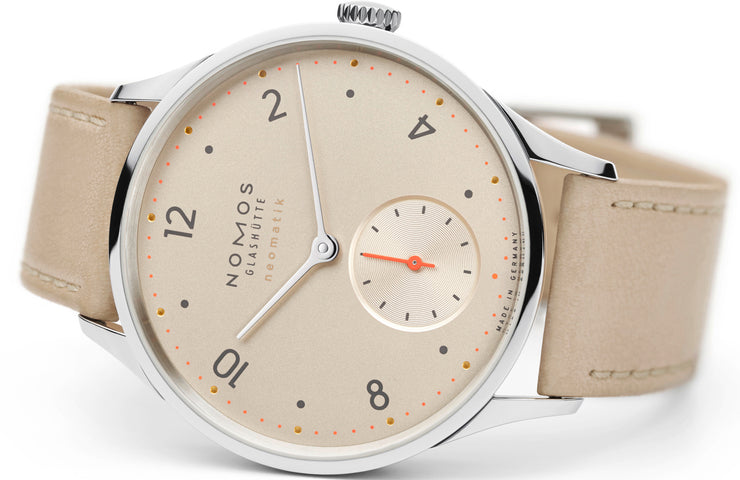 Nomos Glashutte Minimatik Champagner Sapphire Crystal Watch
