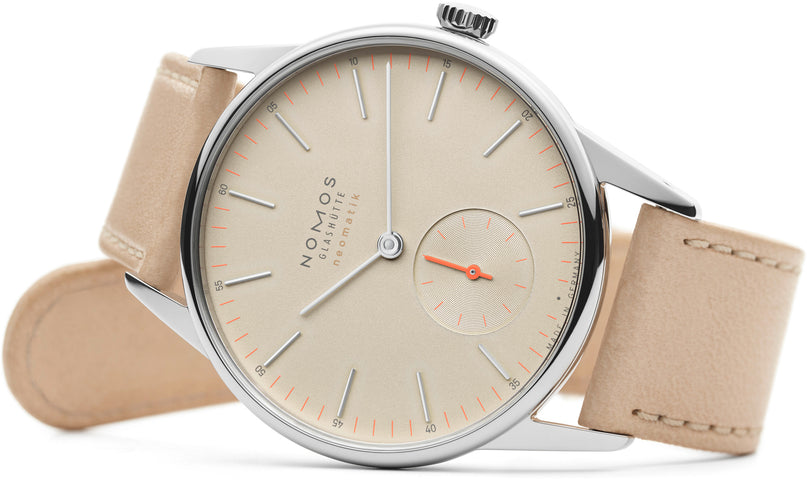 Nomos Glashutte Orion Neomatik Champagner Sapphire Crystal Watch