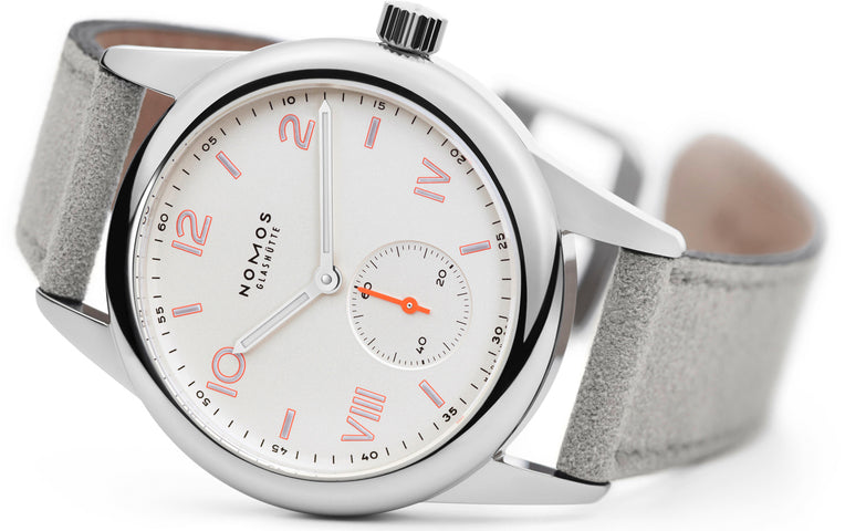 Nomos Glashutte Club Campus Steel Back Watch