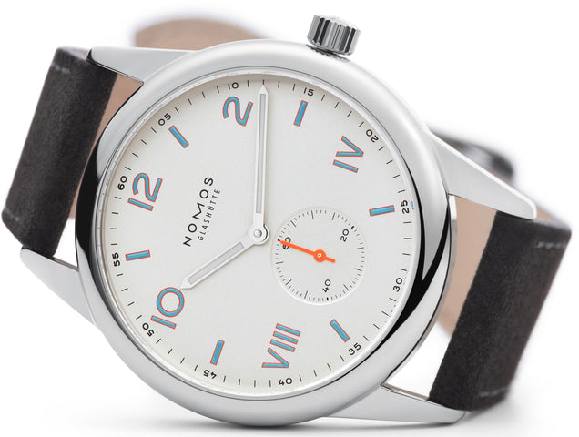 Nomos Glashutte Club Campus 38 Steel Back Watch