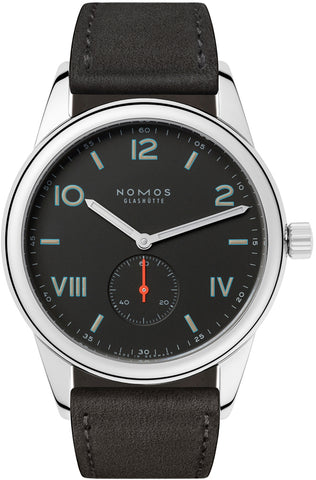 Nomos Glashutte Watch Club 38 Campus Nacht Steel Back 736