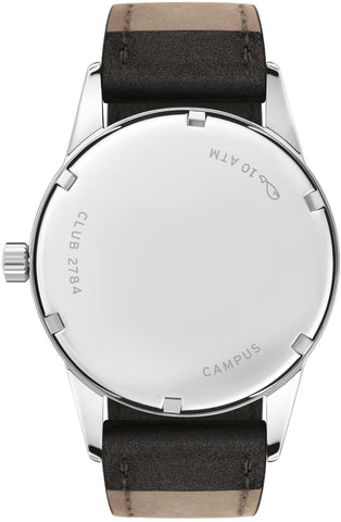 Nomos Glashutte Club Campus 38 Nacht Steel Back Watch