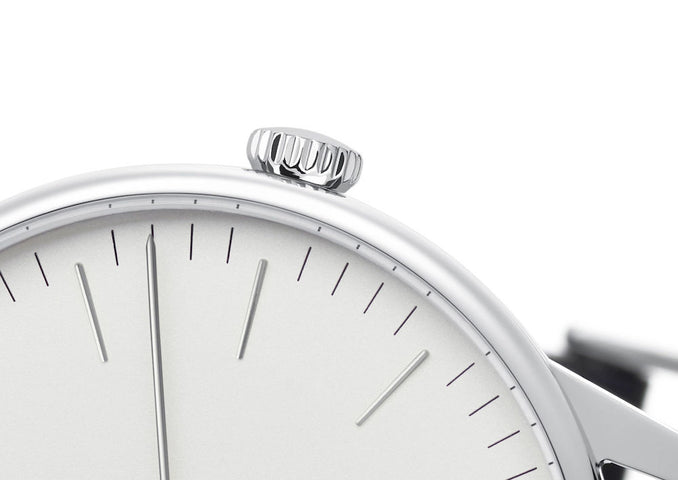 Nomos Glashutte Orion 38 Weiss Sapphire Crystal