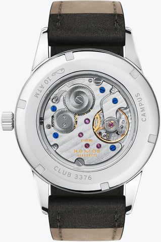 Nomos Glashutte Club Campus 38 Nacht Sapphire Crystal Watch