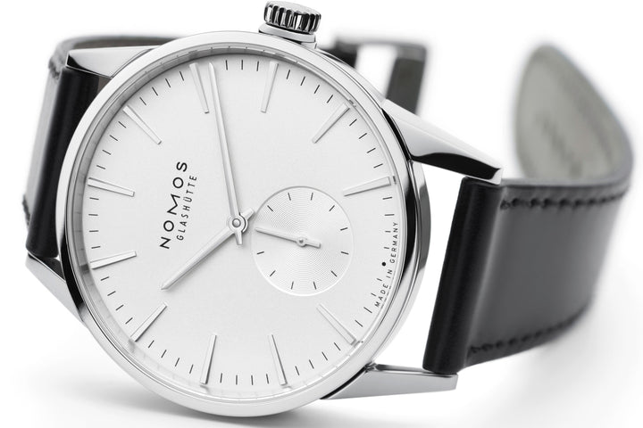 Nomos Glashutte Zurich Steel Back Watch