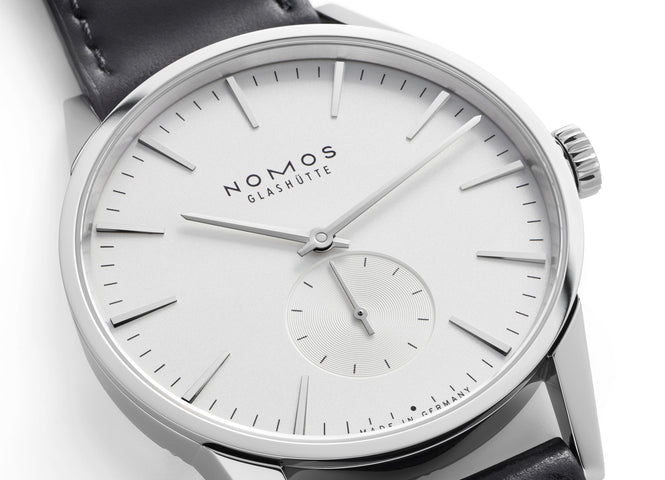 Nomos Glashutte Zurich Steel Back Watch
