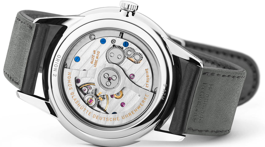 Nomos Glashutte Orion Neomatik 39 Silvercut Sapphire Crystal