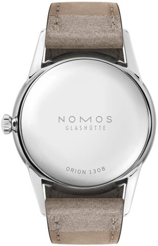 Nomos Glashutte Orion 33 Champagne Steel Back