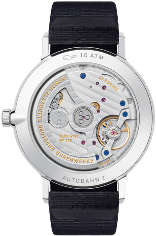 Nomos Glashutte Autobahn Neomatik 41 Date Sapphire Crystal Watch