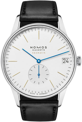 Nomos Glashutte Watch Orion Neomatik 41 Date Sapphire Crystal 360