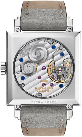 Nomos Glashutte Tetra Pearl Sapphire Crystal Watch