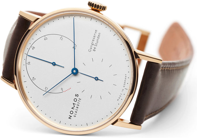 Nomos Glashutte Watch Lambda 39 Sapphire Crystal