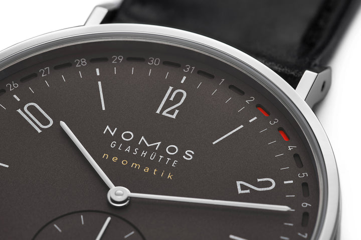 Nomos Glashutte Watch Tangente Neomatik 41 Update Ruthenium Sapphire Crystal