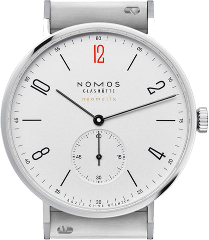 Nomos Glashutte Watch Tangente Neomatik 39 Arzte Ohne Grenzen Limited Edition 140.S2.