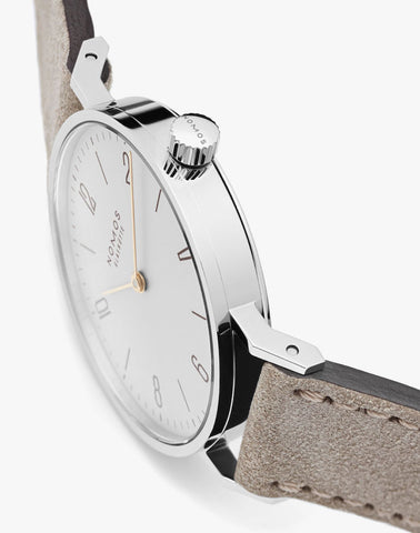 Nomos Glashutte Tangente 33 Duo Sapphire Crystal Watch