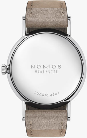 Nomos Glashutte Ludwig 33 Duo Steel Back Watch