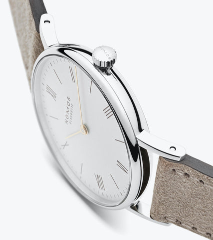 Nomos Glashutte Ludwig 33 Duo Sapphire Crystal Watch
