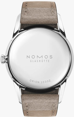 Nomos Glashutte Orion 33 Duo Steel Back Watch