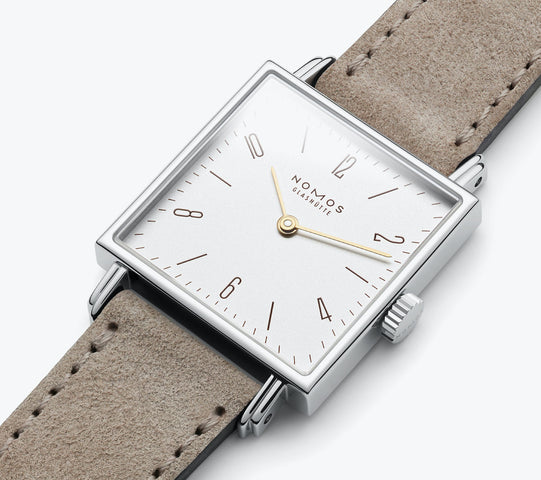 Nomos Glashutte Tetra 27 Duo Steel Back Watch