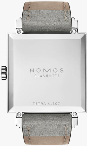 Nomos Glashutte Watch Tetra Fidelio Steel Back
