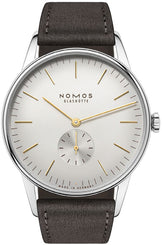 Nomos Glashutte Watch Orion 38 Silver 378