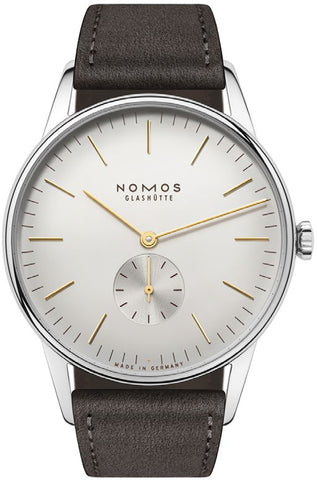 Nomos Glashutte Watch Orion 38 Silver 378