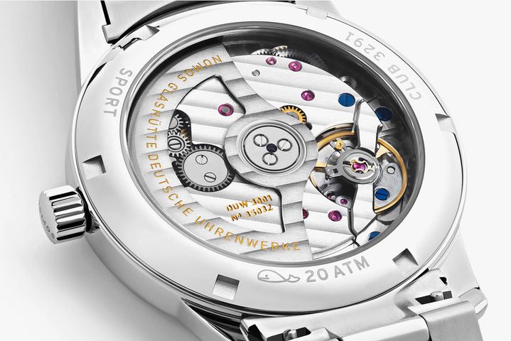 Nomos Glashutte Club Sport Neomatik Petrol Sapphire Crystal Watch