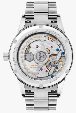 Nomos Glashutte Club Sport Neomatik Polar Blue Sapphire Crystal Watch