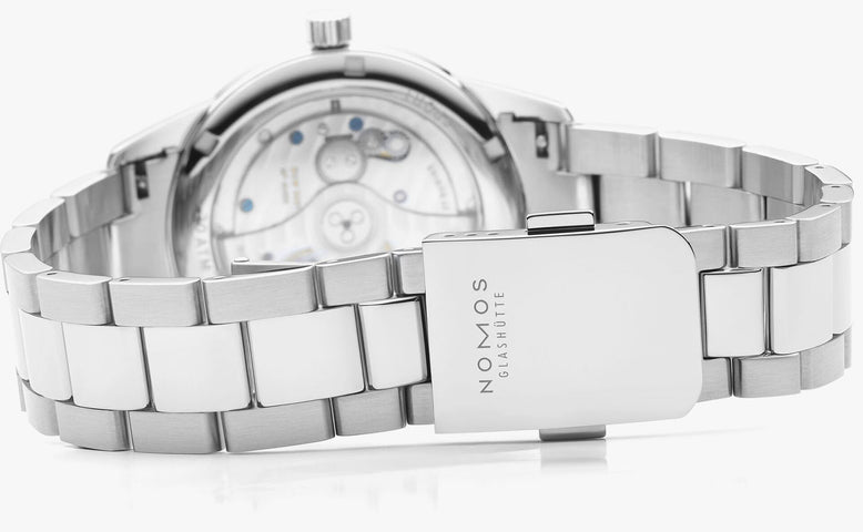Nomos Glashutte Club Sport Neomatik Polar Blue Sapphire Crystal Watch