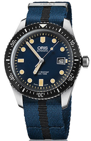 Oris Watch Divers Sixty Five Date Nato Blue Black 01 733 7720 4055-07 5 21 28FC