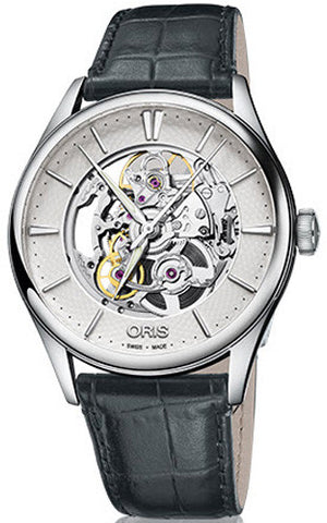 Oris Watch Artelier Skeleton Leather 01 734 7721 4051-07 5 21 61FC