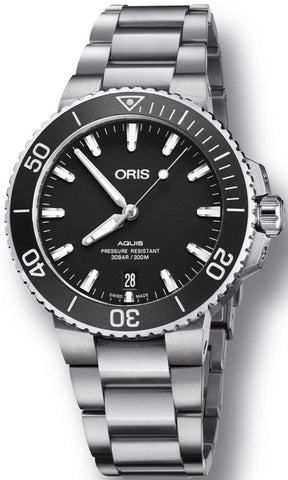 Oris Watch Aquis Date Bracelet 01 733 7732 4124-07 8 21 05PEB